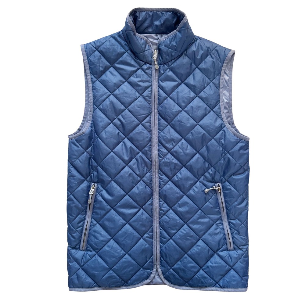 Vineyard Vines Martha's Vineyard Quilted Performance Puffer Vest‎ Blue Womens XS